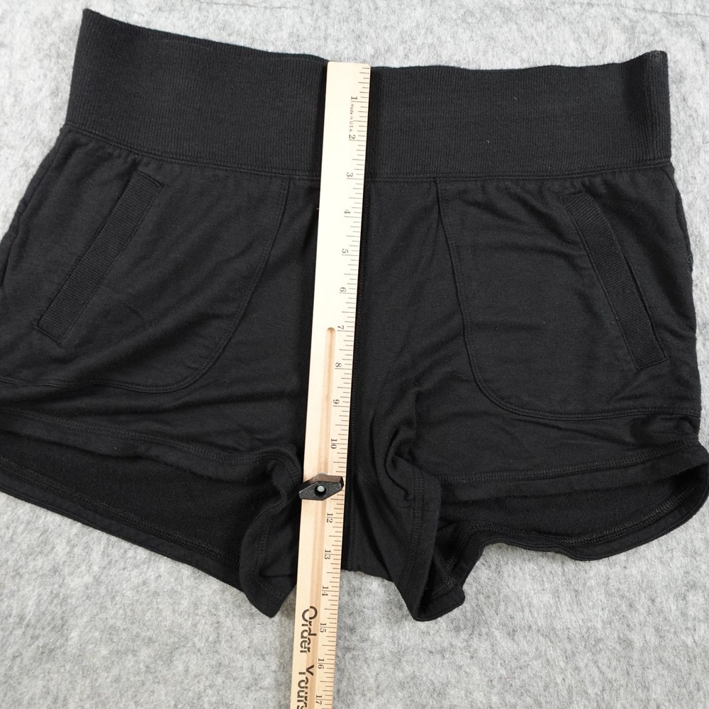 Athleta Shorts Womens Medium Black Restore Shortie Athleisure Athletic Lounge - Picture 3 of 12